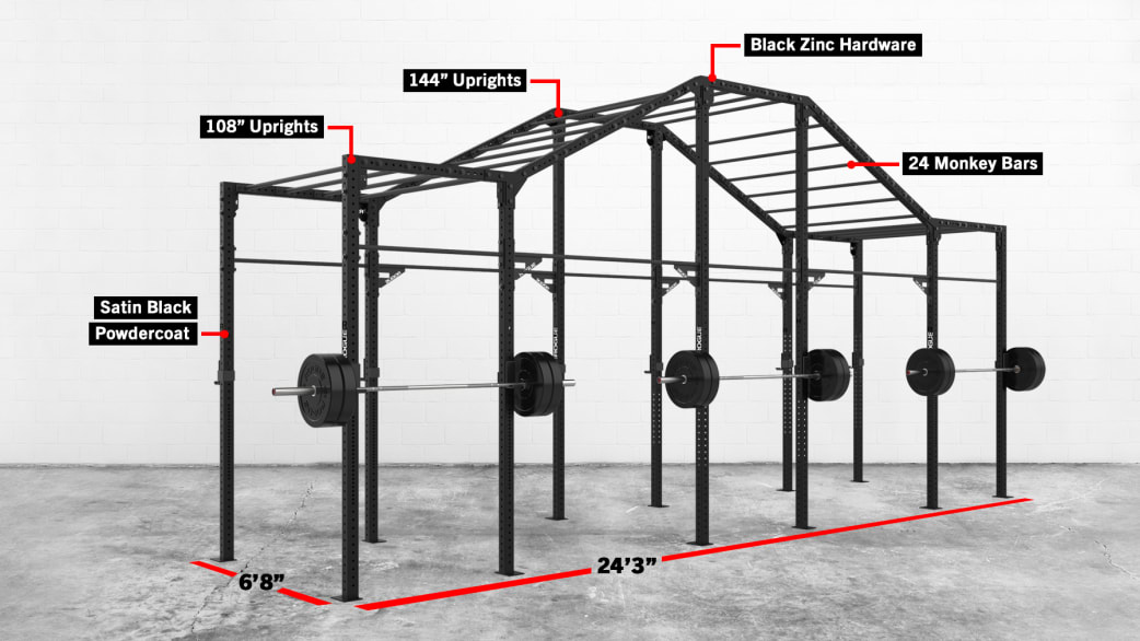 Power rack best sale monkey bar